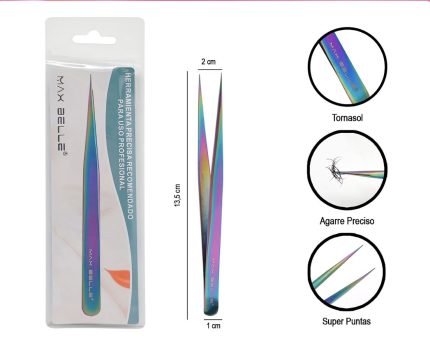 Pinza para pestañas tornasol alternativa recta (AISLAR)
