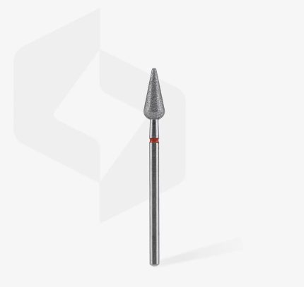 Fresa conica 5mm (roja) Staleks