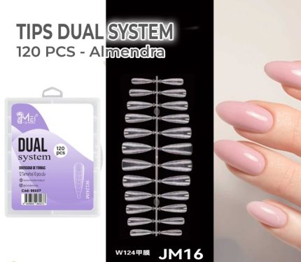 Tips Dual System almendra 120 pcs