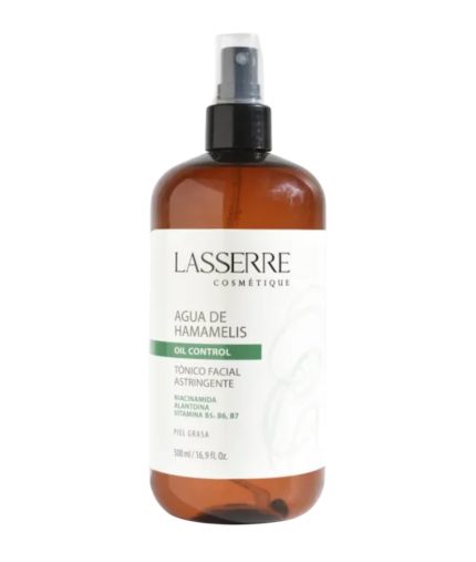 Agua de Hemamelis (Oil Control) Tonico Facial Astringente 500ml Lasserre