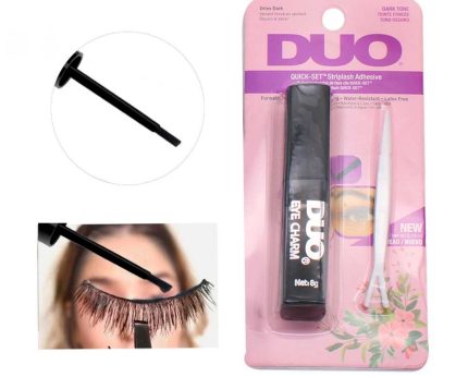 Adhesivo negro para pestañas duo