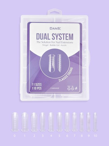Tips Dual System Square (cuadrada) 120 pcs Dans