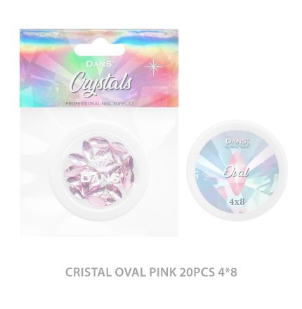 Cristales Oval pink Dans