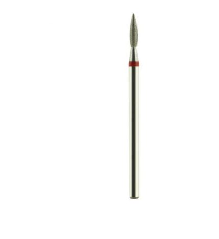 Fresa diamantada flama 0.23 roja Strong Nails