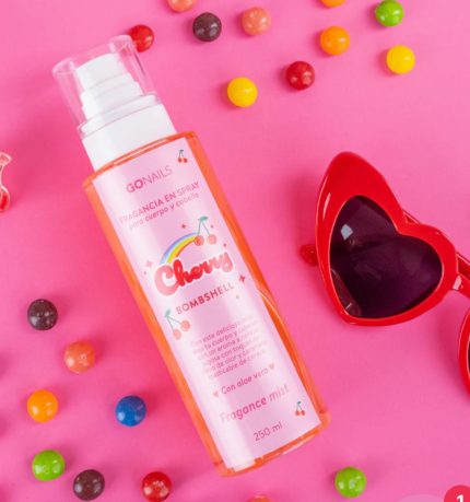Fragancia Para Cuerpo y Cabello Cherry Bomshell Go Nails 250 ml