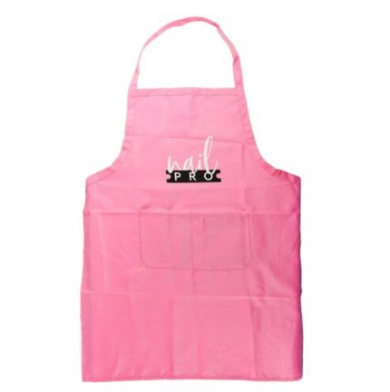 Mandil o Delantal rosado Nail Pro
