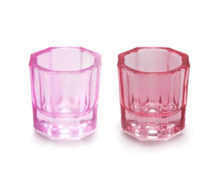 Vaso dappen fucsia de vidrio