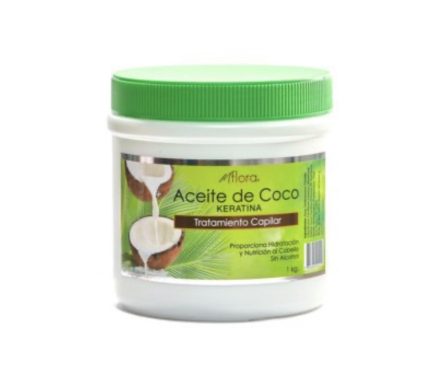Flora® Crema Keratina con Aceite de Coco 1kg