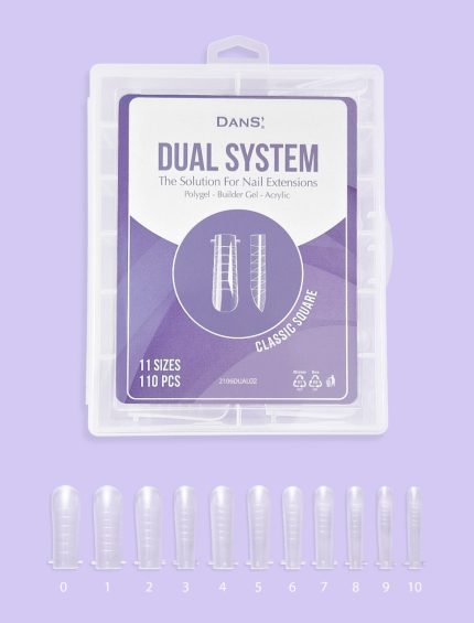 Tips Dual System long square 120 pcs Dans