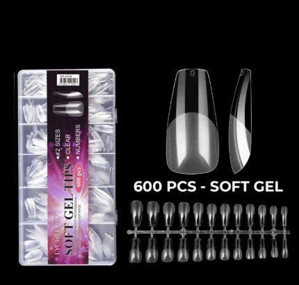 Tips soft gel (Cofin Medium) 600 pcs