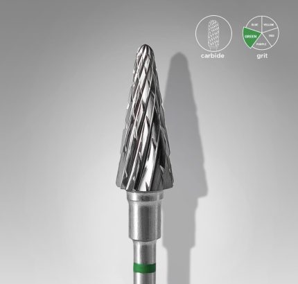 Fresa de Carburo Cónica .60 Verde Staleks Pro