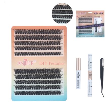 Set de pestañas por racimo 50D-DI60D Diy Lashes