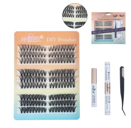Set de pestañas por racimo 30D/40D/50D Diy Lashes